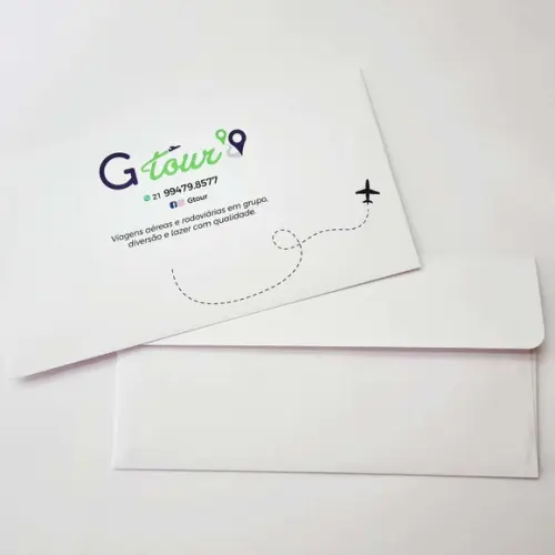 Envelope Carta Branco Personalizado