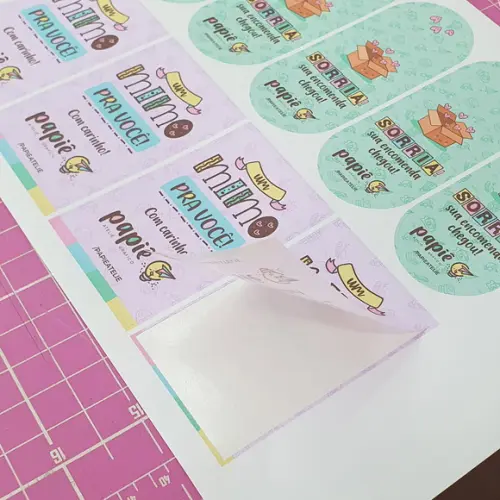 Kit 100 Etiquetas Escolares - Fazendinha