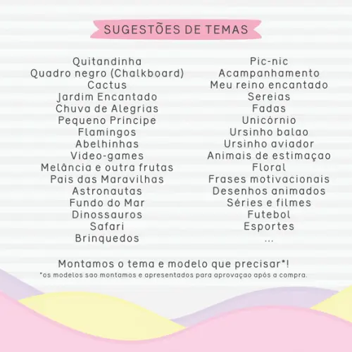 Kit 100 Etiquetas Escolares - Pequena Confeiteira