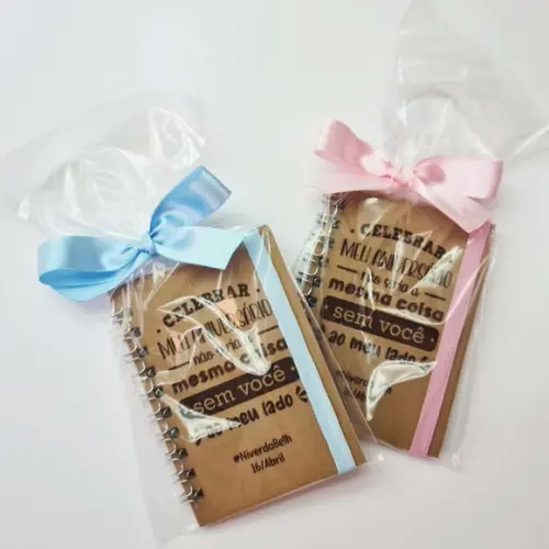 Kit Bloquinho Mini Brochura + Embalagem