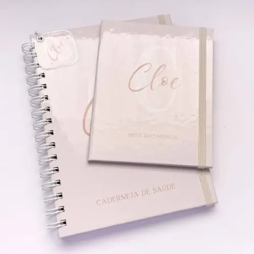 Kit Caderneta de Vacinas + Porta Documentos Ursinha