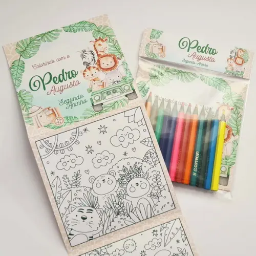 Kit de Colorir Personalizado