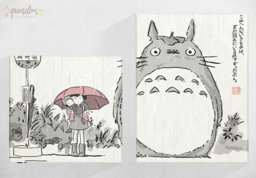 Kit Placas decorativas - Meu amigo Totoro a3