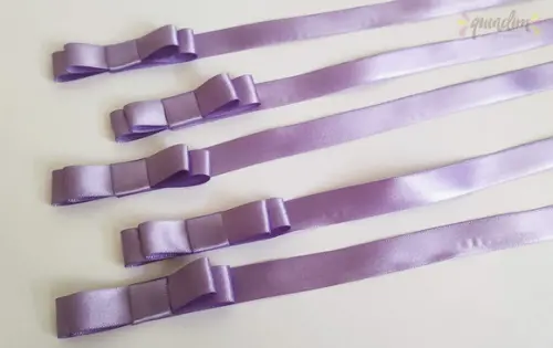 Laço Duplo Cetim Nº 3 com Extensão de 40 cm