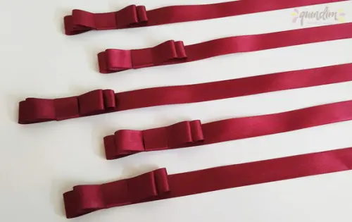 Laço Duplo Cetim Nº 3 com Extensão de 60 cm