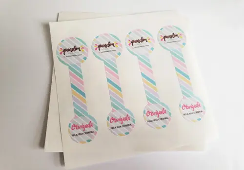 Lacre Adesivo Personalizado para Embalagens