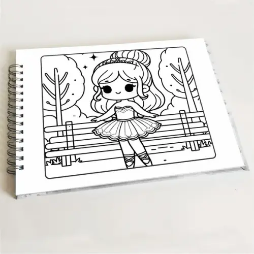 Livro de Colorir - Bailarinas