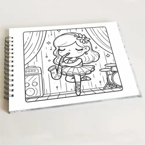 Livro de Colorir - Bailarinas