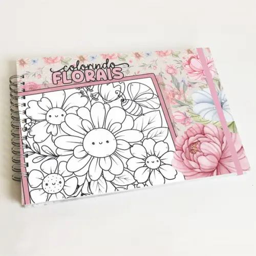 Livro de Colorir - Florais