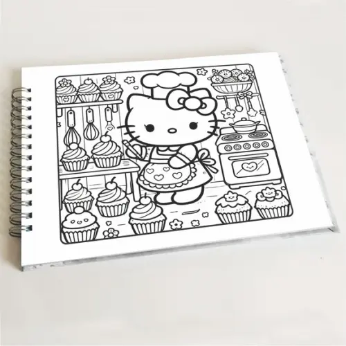 Livro de Colorir - Hello Kitty