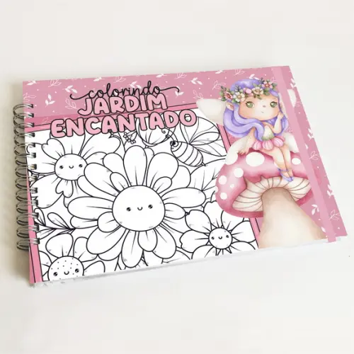 Livro de Colorir - Jardim Encantado