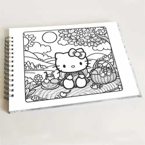 Livro de Colorir - Hello Kitty