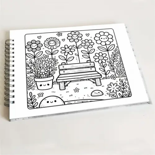 Livro de Colorir - Jardim Encantado