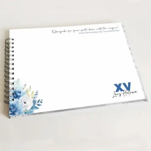 Livro de Mensagens 15 Anos - Azul Real