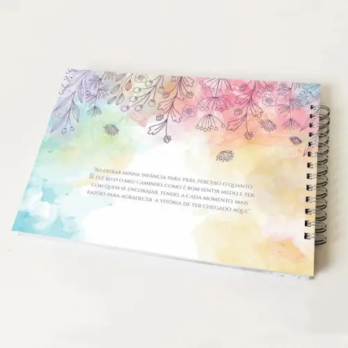 Livro de Mensagens 15 Anos - Cores
