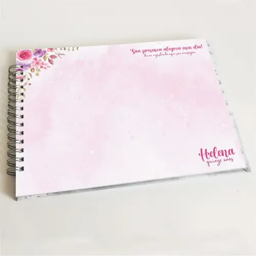 Livro de Mensagens 15 Anos - Fucsia