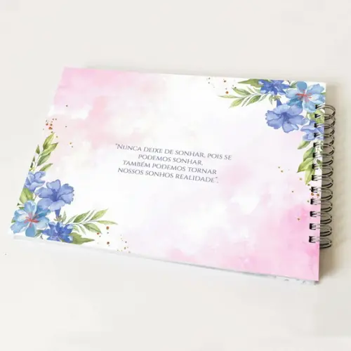 Livro de Mensagens 15 Anos - Rosa Chiclete