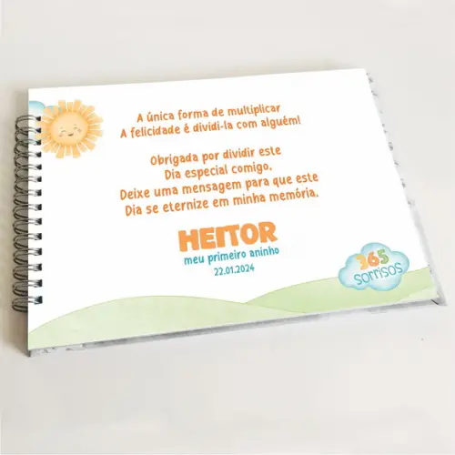 Livro de Mensagens Aniversário - 365 Sorrisos