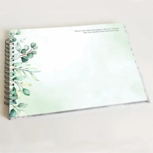 Livro de Mensagens Casamento - Verde Menta