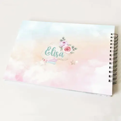 Livro de Mensagens Infantil - Nuvens