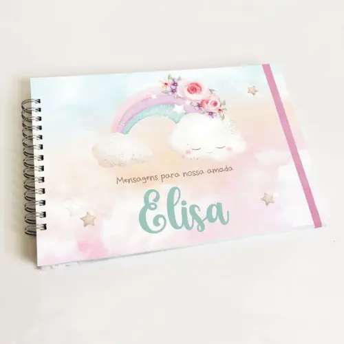 Livro de Mensagens Infantil - Nuvens