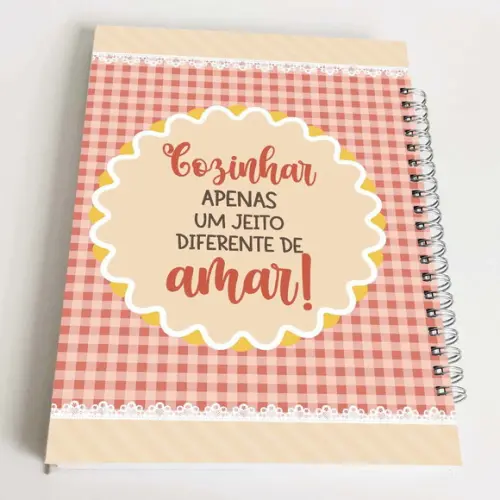 Livro de Receitas Personalizável