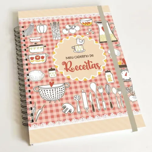 Livro de Receitas Personalizável