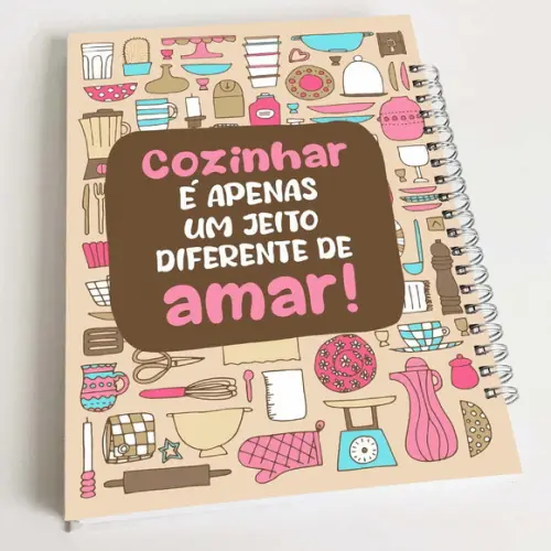 Livro de Receitas Personalizável