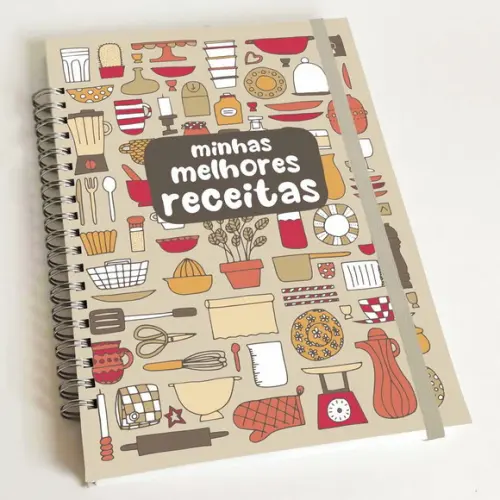 Livro de Receitas Personalizável