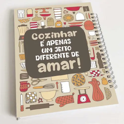 Livro de Receitas Personalizável