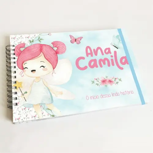 Livro do Bebê Horizontal - Fadas