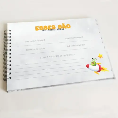 Livro do Bebê Horizontal - Astronauta