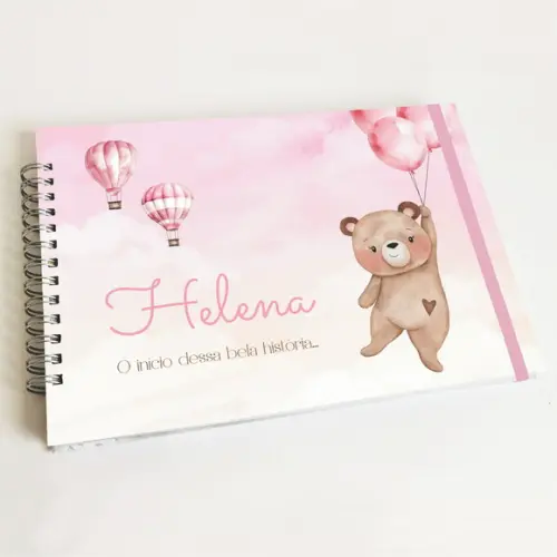 Livro do Bebê Horizontal Ursinha
