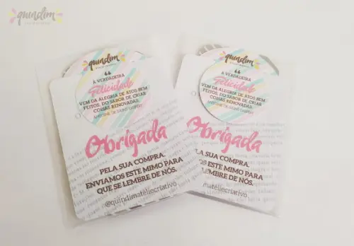 Marcador de Páginas com Cartão