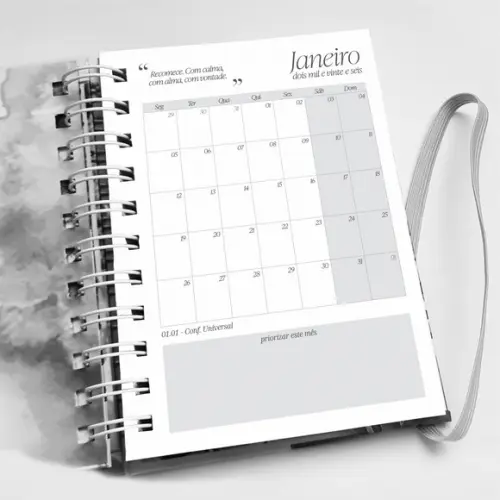 Mini Agenda A6 Personalizada Clean