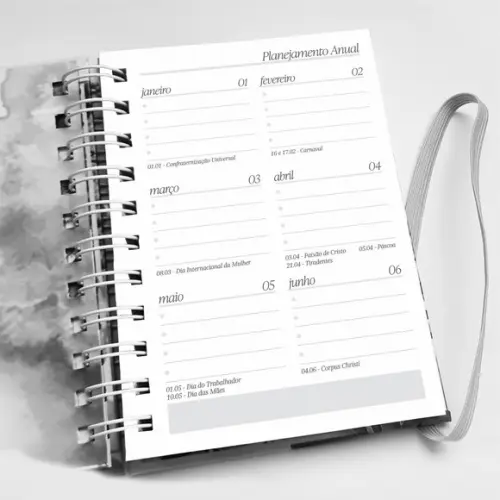 Mini Agenda A6 Personalizada Clean
