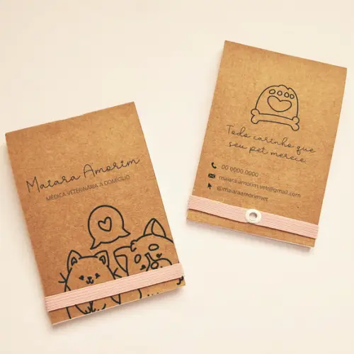Mini Bloquinho Brochura Vertical Personalizado