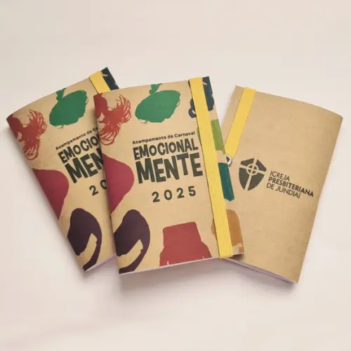 Mini Bloquinho Brochura Personalizado com Pauta