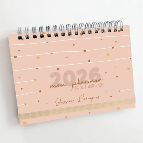 Mini Planner A6 Salmão