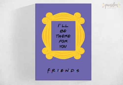 Placa decorativa - Friends