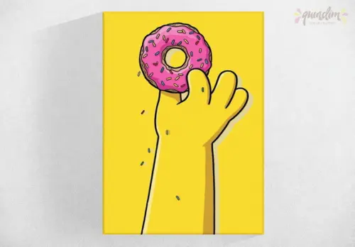 Placa decorativa - Simpsons