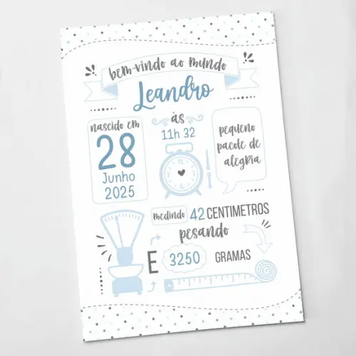 Placa Decorativa mdf - Bebê