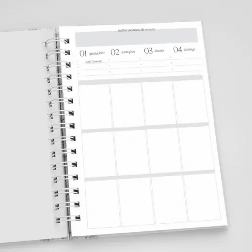 Planner A5 Personalizado Floral Lilás