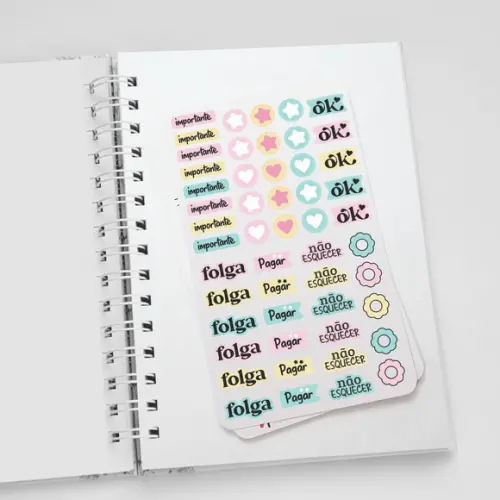 Planner A5 Personalizado Floral Lilás