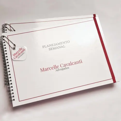 Planner Semanal com Capa Personalizado - A4