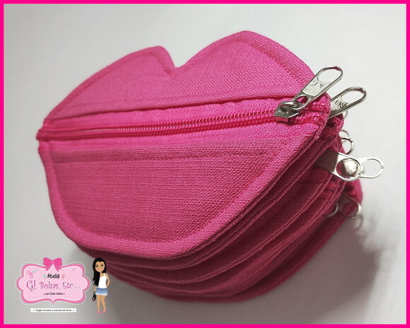 Brinde Festa Porta Níquel Boca Pink