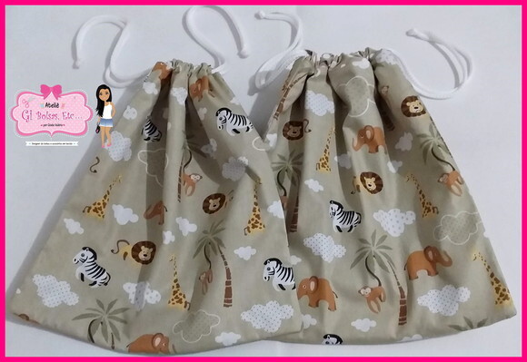 Kit 2 Saquinhos Roupa Suja/limpa