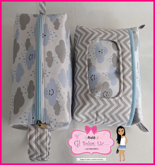 Kit Necessaire do Bebê + Necessaire Box Extra G