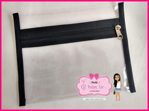 Kit Necessaires Plásticas (4 Peças c/ Necessaire Envelope)