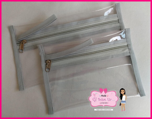 Kit Necessaires Plásticas m + G